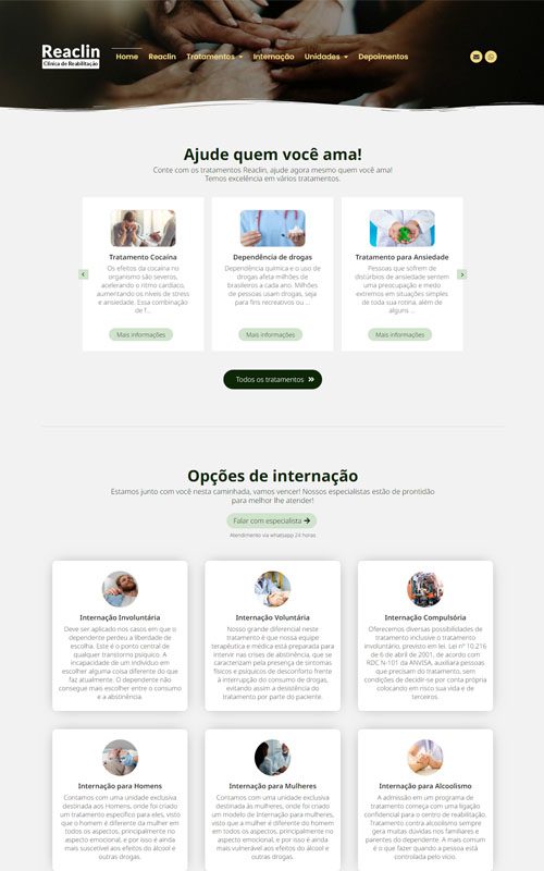 Criação de Sites - Saúde em Fortaleza 2 Mais Detalhes